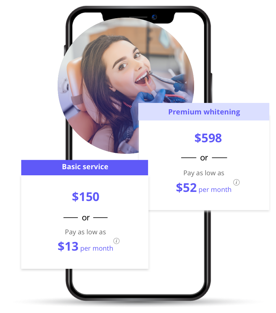 Offer affordable monthly payment options for annual procedures to monthly treatment packages.