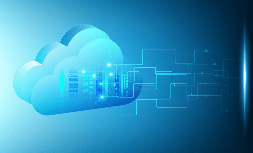 A digital illustration of cloud lending.